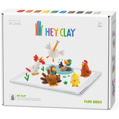 Hey Clay Lufttrocknende Modelliermasse - Vogel Figuren für Kunst & Bastelarbeiten Hey Clay Lufttrocknende Modelliermasse - Vogel Figuren für Kunst & Bastelarbeiten