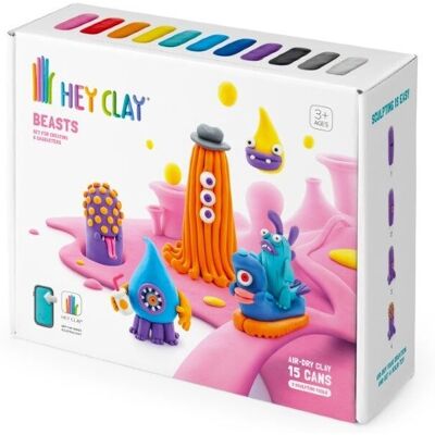 TM Toys TMT HeyClay Masa - Kreatywny zestaw do modelowania TM Toys TMT HeyClay Masa - Kreatywny zestaw do modelowania