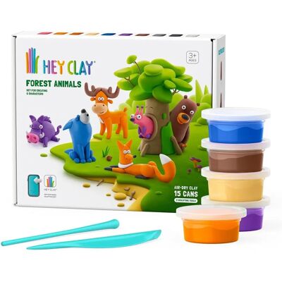 TM Toys Waldtiere Clay Set mit Zubehör - 15 Dosen TM Toys Waldtiere Clay Set mit Zubehör - 15 Dosen