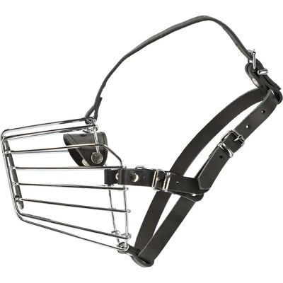 Muserre en métal Dingo avec insert en plastique pour Spaniel - Nr. 3a - Publicité Muserre en métal Dingo avec insert en plastique pour Spaniel - Nr. 3a - Publicité