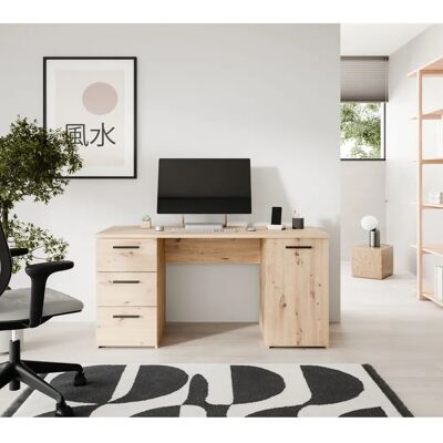 FORTE - Neuss - Artisan Eiche - 138 cm - Desk FORTE - Neuss - Artisan Eiche - 138 cm - Desk