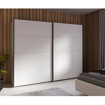 Forte Schiebetürenschrank - Secret Grey - Stauraum für Zubehör Forte Schiebetürenschrank - Secret Grey - Stauraum für Zubehör