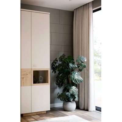FORTE - Louoto - Sand / Artisan Oak - display cabinet FORTE - Louoto - Sand / Artisan Oak - display cabinet
