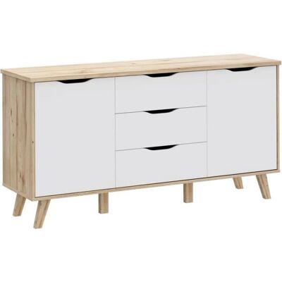 FORTE Vankka Sideboard - 3D Türen & Schubladen FORTE Vankka Sideboard - 3D Türen & Schubladen