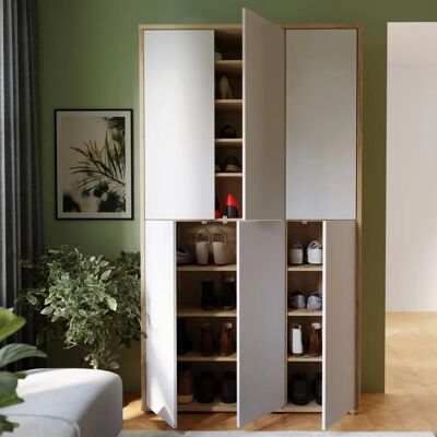 Forte Alice Springs Schuhschrank - Artisan Grau, 109cm breit Forte Alice Springs Schuhschrank - Artisan Grau, 109cm breit