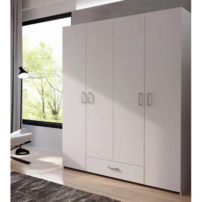 Armadio Econobox di FORTE - 4 Ante, 4 Scomparti, 2 Bastoni Armadio Econobox di FORTE - 4 Ante, 4 Scomparti, 2 Bastoni