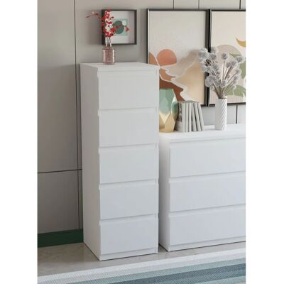 FORTE EDMORE Weiß Sideboard - Sideboard FORTE EDMORE Weiß Sideboard - Sideboard