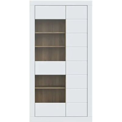 Forte Lefkadas Weiße Vitrine - Moderner Stauraum - Lefkadas Serie Forte Lefkadas Weiße Vitrine - Moderner Stauraum - Lefkadas Serie