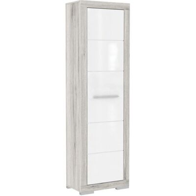 Szafa Atrium od Sconto - 1 drzwi, Wykończenie drewniane, 58x198x36 cm Szafa Atrium od Sconto - 1 drzwi, Wykończenie drewniane, 58x198x36 cm