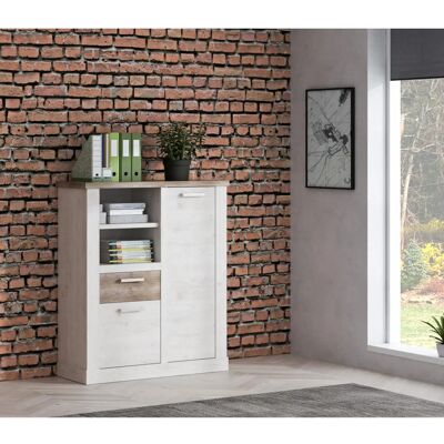 Highboard FORTE Duro Weiß - 109,8x128,3x41,3cm Highboard FORTE Duro Weiß - 109,8x128,3x41,3cm