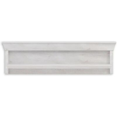 Forte Biała Półka na Ścianę - Otwarte Wykończenie - 122.8cm x 33.8cm - Półka Forte Biała Półka na Ścianę - Otwarte Wykończenie - 122.8cm x 33.8cm - Półka