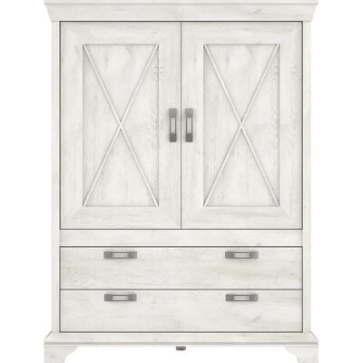 Forte Weiß Holz Sideboard - Kashmir Serie Forte Weiß Holz Sideboard - Kashmir Serie
