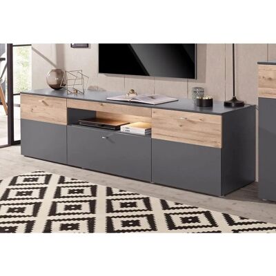 Forte Como TV-Board - LED Beleuchtung, Soft Close, FSC-Holz Forte Como TV-Board - LED Beleuchtung, Soft Close, FSC-Holz