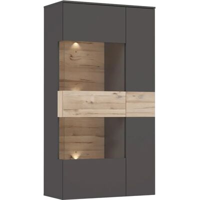 Forte Como Glastür Vitrine - FSC, LED, Soft-Close Forte Como Glastür Vitrine - FSC, LED, Soft-Close