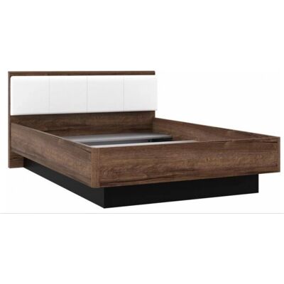 Carryhome Bett 120x200 cm - Schwarz, Weiß, Eiche - Modernes Schlafzimmer Carryhome Bett 120x200 cm - Schwarz, Weiß, Eiche - Modernes Schlafzimmer