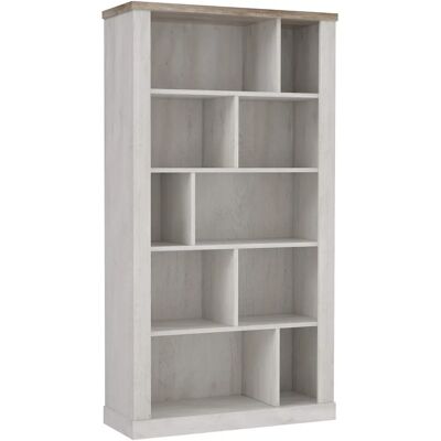 Forte Duro Aktenregal - 10 offene Fächer, FSC Holz, 114,4x212x41,3cm Forte Duro Aktenregal - 10 offene Fächer, FSC Holz, 114,4x212x41,3cm