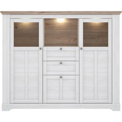 Forte Iloppa Braun Sideboard - 165x136.1x44.3cm Forte Iloppa Braun Sideboard - 165x136.1x44.3cm