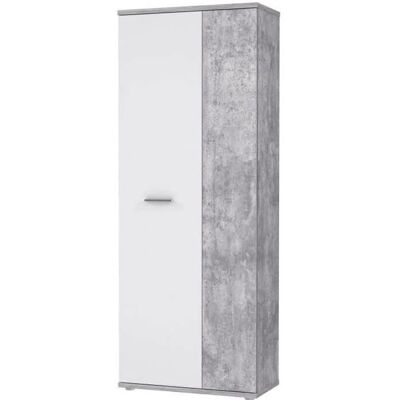 Forte Netty Schuhschrank - Beton grau und Weiß - Schuhschrank Forte Netty Schuhschrank - Beton grau und Weiß - Schuhschrank