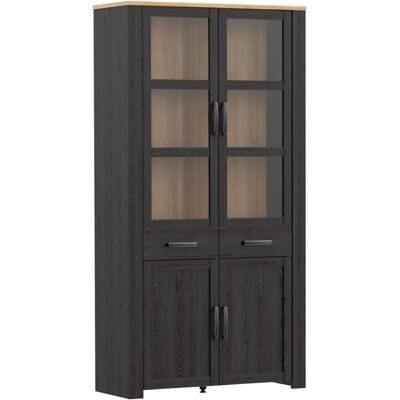 Sconto Bohol Doppelvitrine - Schrank Sconto Bohol Doppelvitrine - Schrank