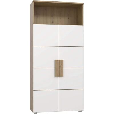 Forte Artisan ARKINA Weiß Eiche Regal Forte Artisan ARKINA Weiß Eiche Regal