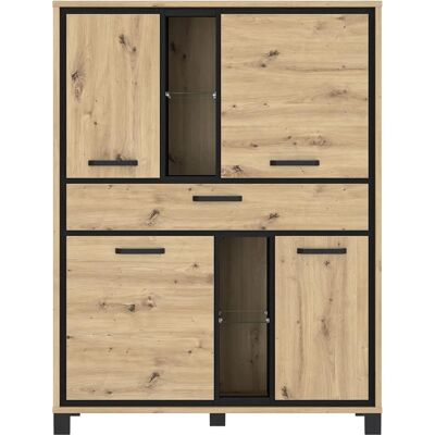 FORTE Trondheim Highboard - FSC Holz - Mattlack FORTE Trondheim Highboard - FSC Holz - Mattlack