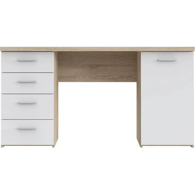 Forte Netta Schreibtisch - Modern mit Schublade & Stauraum Forte Netta Schreibtisch - Modern mit Schublade & Stauraum