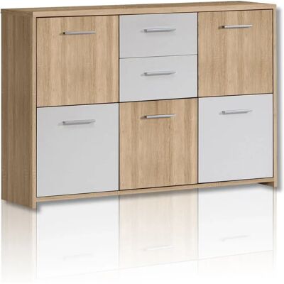 Sconto Kommode Piacenza - 114x78x30 cm Holzfarben - Kommoden & Sideboards Sconto Kommode Piacenza - 114x78x30 cm Holzfarben - Kommoden & Sideboards