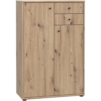 Forte Tempra Sideboard - Modern, FSC-Holz, Verstellbare Regale Forte Tempra Sideboard - Modern, FSC-Holz, Verstellbare Regale