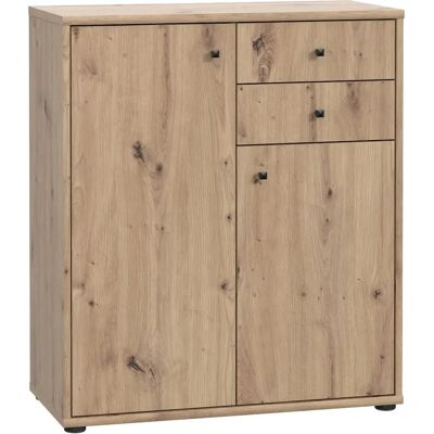 Forte Tempra Sideboard - Modern, FSC-Holz, 2 Böden Forte Tempra Sideboard - Modern, FSC-Holz, 2 Böden