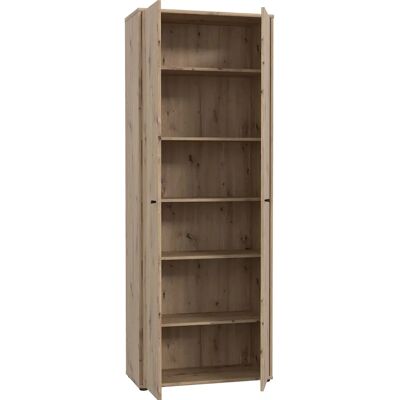 Forte Tempra Kleiderschrank - Artisan Eiche, 2 Türen, 197,5cm Hoch Forte Tempra Kleiderschrank - Artisan Eiche, 2 Türen, 197,5cm Hoch