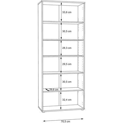 Forte Tempra Altes Holz Vintage Regal - Bücherregal Forte Tempra Altes Holz Vintage Regal - Bücherregal