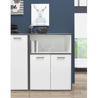 Forte Keflav Weiß Sideboard - Sideboard Forte Keflav Weiß Sideboard - Sideboard