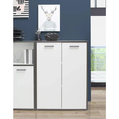 Forte Keflav Weiße Grau Sideboard - Sideboards Forte Keflav Weiße Grau Sideboard - Sideboards