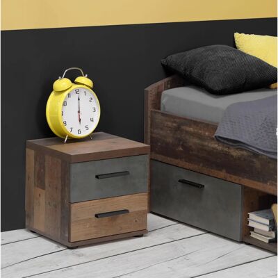 Forte Winnie Nachttisch - Vintage-Design Forte Winnie Nachttisch - Vintage-Design