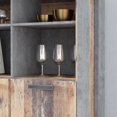 Forte Hayato Beiges Sideboard - Hochschrank Forte Hayato Beiges Sideboard - Hochschrank