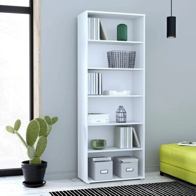Forte Tempra Regal - 6 Fächer, Verstellbare Einlegeböden, Modernes Design Forte Tempra Regal - 6 Fächer, Verstellbare Einlegeböden, Modernes Design