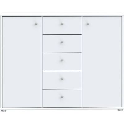 Forte Tempra Weiß Sideboard - Modernes Design Forte Tempra Weiß Sideboard - Modernes Design