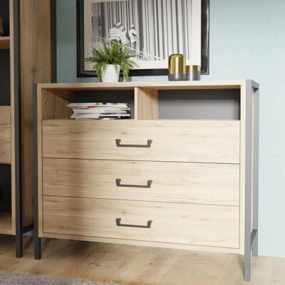 Forte Modell - Modernes Design, FSC Holz, Metallgriffe - Sideboard Forte Modell - Modernes Design, FSC Holz, Metallgriffe - Sideboard