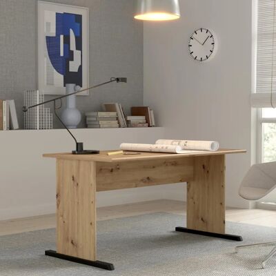 FORTE Tempra Schreibtisch - 144x72cm Artisan Eiche FORTE Tempra Schreibtisch - 144x72cm Artisan Eiche