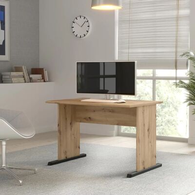 Forte Tempra Schreibtisch - Rechteck, Artisan Eiche, 108x72x72 cm Forte Tempra Schreibtisch - Rechteck, Artisan Eiche, 108x72x72 cm