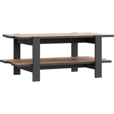 FORTE Rechteckiger Couchtisch - 110cm x 45,5cm x 60cm - Couchtisch FORTE Rechteckiger Couchtisch - 110cm x 45,5cm x 60cm - Couchtisch