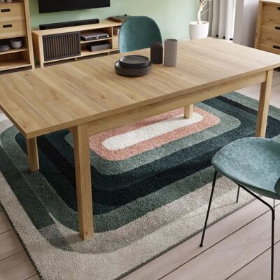 FORTE Rechteckiger Ausziehbarer Esstisch - 161,4x76,6x90 cm FORTE Rechteckiger Ausziehbarer Esstisch - 161,4x76,6x90 cm