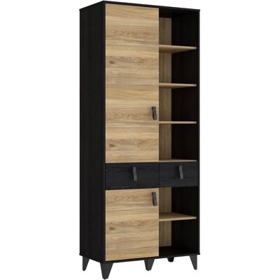 FORTE Stauraumregal - 11 Fächer, Braun, Modell FORTE Stauraumregal - 11 Fächer, Braun, Modell