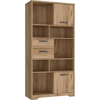 Forte Stauraumregal Catania Eiche - 9 Fächer Forte Stauraumregal Catania Eiche - 9 Fächer