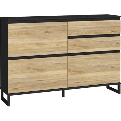 Forte Quayle Schwarzer Schuhschrank - Schuhaufbewahrung Forte Quayle Schwarzer Schuhschrank - Schuhaufbewahrung