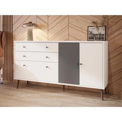 Forte Harllson EasyKlix Sideboard - Modern, Weiß, 159,2cm Forte Harllson EasyKlix Sideboard - Modern, Weiß, 159,2cm