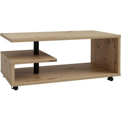 Table basse Bailey Casa Vital - Moderne, Multiniveau, MDF, Noir & Blanc - Publicité Table basse Bailey Casa Vital - Moderne, Multiniveau, MDF, Noir & Blanc - Publicité