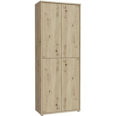 FORTE Alice Springs Schuhschrank - 8 Böden - Braun FORTE Alice Springs Schuhschrank - 8 Böden - Braun