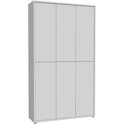 Forte Alice Springs Schuhschrank - 6 Türen, Grau Forte Alice Springs Schuhschrank - 6 Türen, Grau