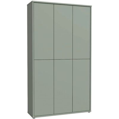 Forte Alice Springs Schuhschrank - 6 Türen, Salbei, Modern Forte Alice Springs Schuhschrank - 6 Türen, Salbei, Modern